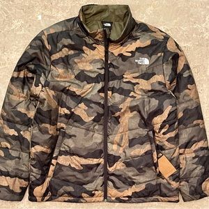 Good Condition North Face Camo XL but with 2 flaws. $100 Quick Sale.